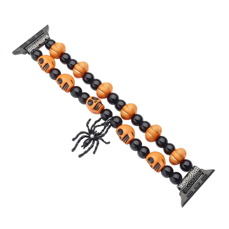 Halloween Spider / Bat Beaded Strap Apple Watch Series 41mm - 40mm - 38mm - Spider#serie_1