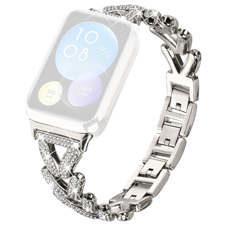 Metal Twisted Watch Band Rhinestone Decor Xiaomi Smart Band 8 Pro Watch Strap - Starlight#serie_5