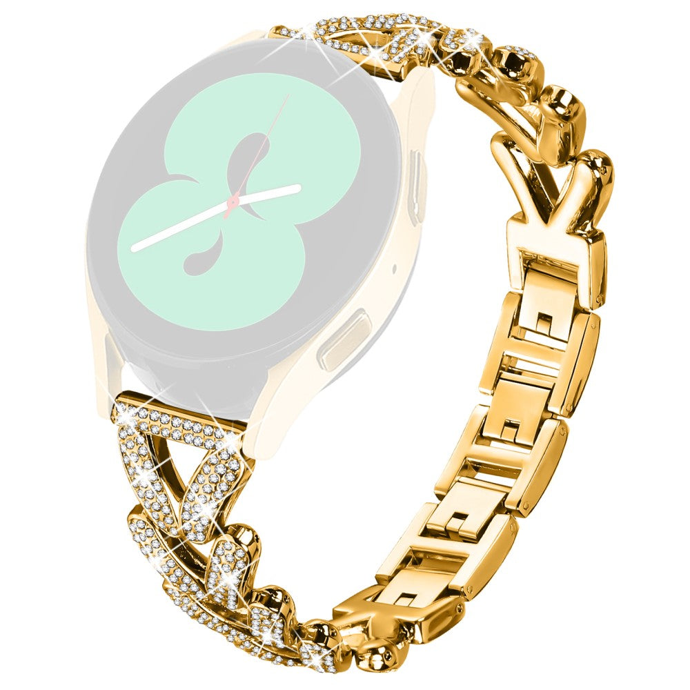 Gabb Watch 1 Metal Twisted Watch Band Rhinestone Decor Watch Strap Replacement - Gold#serie_2