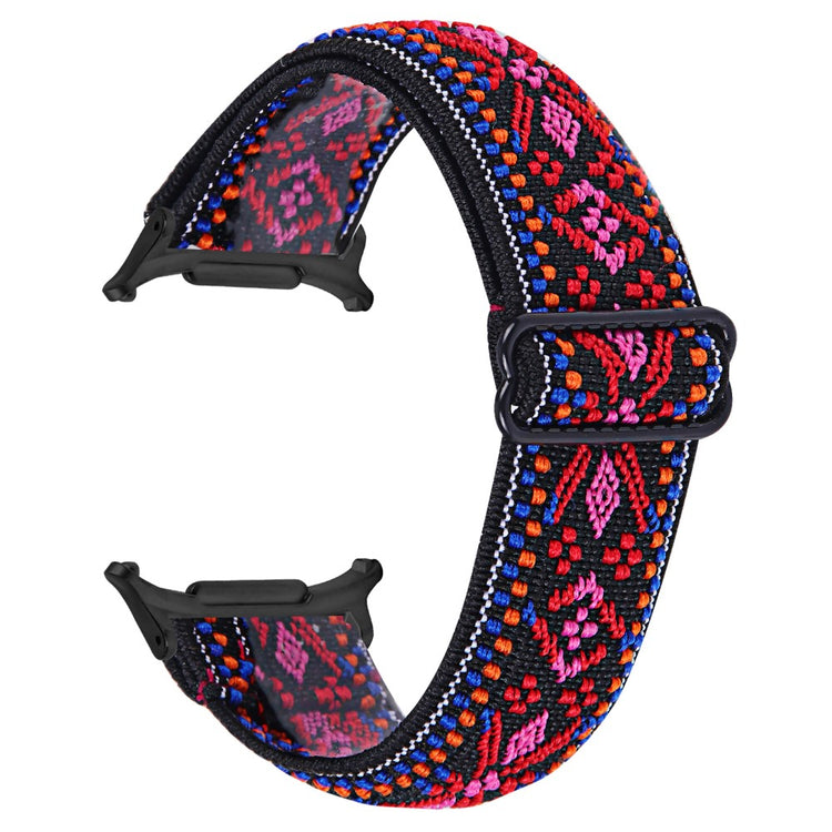 Samsung Galaxy Watch Ultra 47mm Watch Band with Black Connector Adjustable Elastic Wrist Strap - Style 15#serie_10