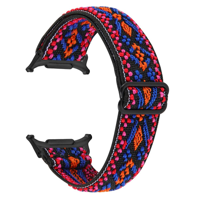 Samsung Galaxy Watch Ultra 47mm Watch Band with Black Connector Adjustable Elastic Wrist Strap - Style 54#serie_16