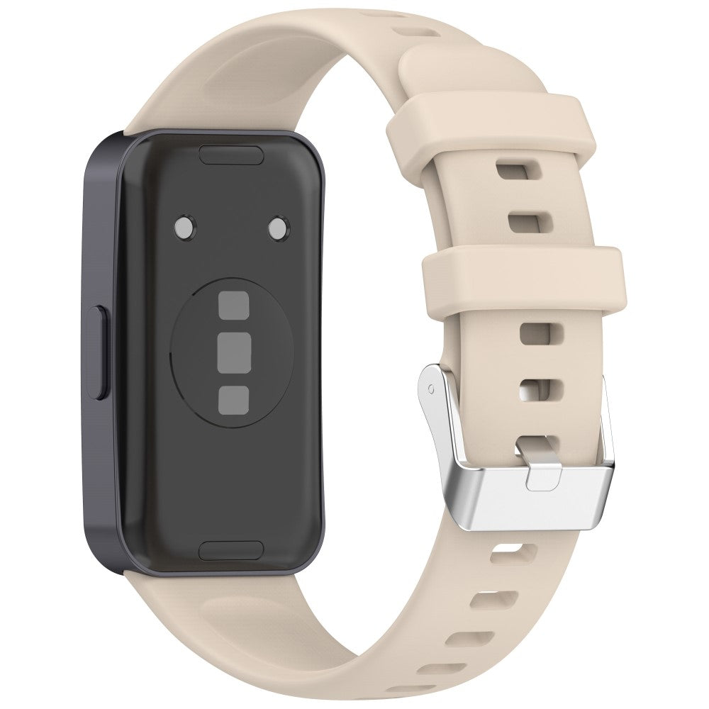 Silicone Watch Strap Huawei Band 9 NFC / 9 / 8 NFC / 8 Adjustable Wrist Band - Ivory White#serie_11