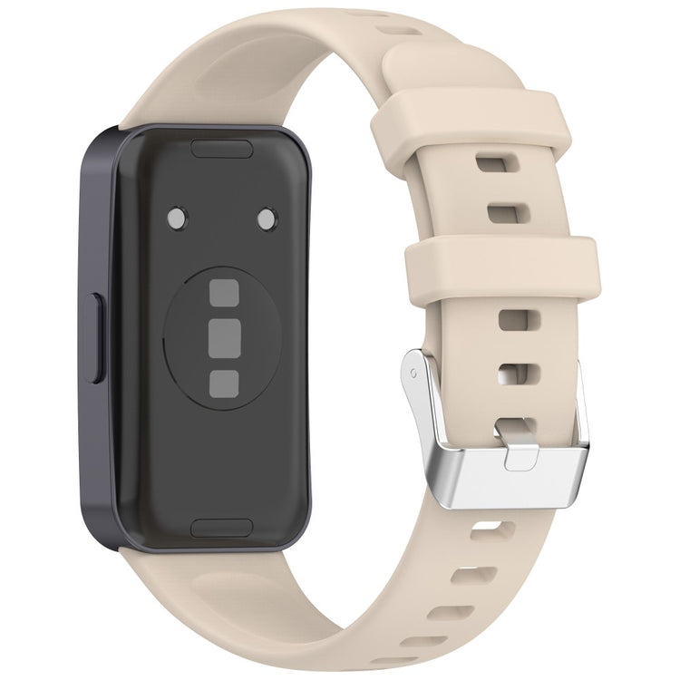 Silicone Watch Strap Huawei Band 9 NFC / 9 / 8 NFC / 8 Adjustable Wrist Band - Ivory White#serie_11