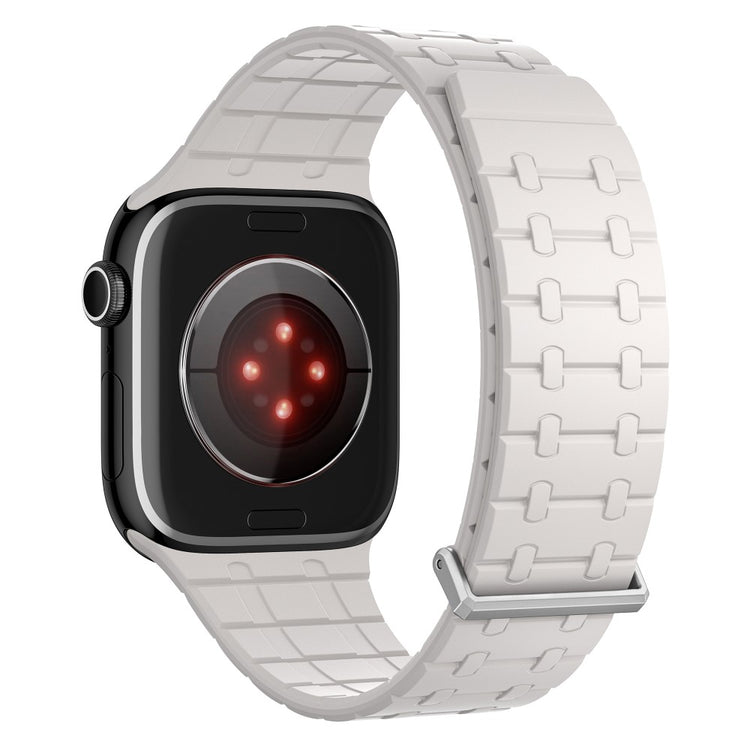Magnetic Watch Band Apple Watch Series 10 46mm Replacement Silicone Strap - Starlight#serie_6