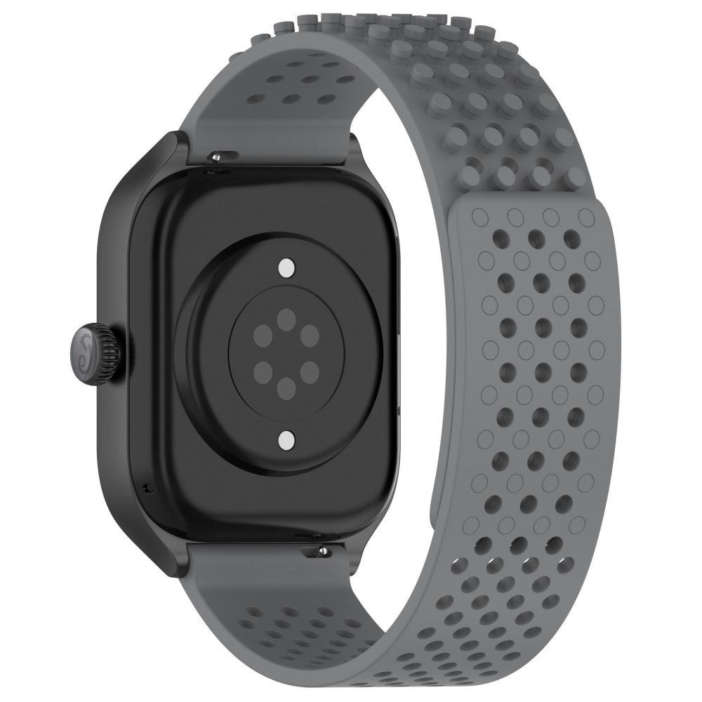 KALEBOL 20mm Silicone Strap Samsung Galaxy Watch6 Classic 47mm / 43mm / Huawei Watch GT 3 Pro 43mm Flat Push Type Watch Band - Grey#serie_1