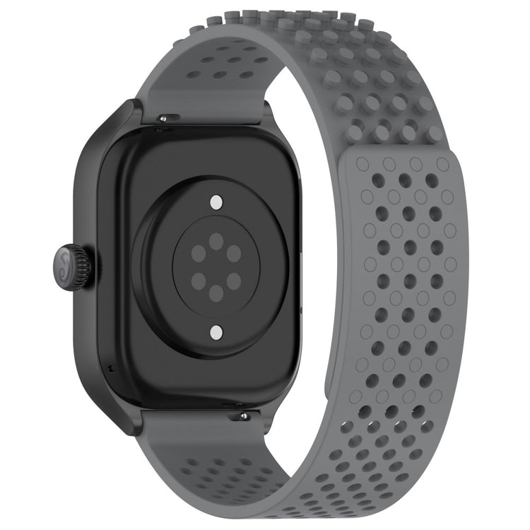 KALEBOL 20mm Silicone Strap Samsung Galaxy Watch6 Classic 47mm / 43mm / Huawei Watch GT 3 Pro 43mm Flat Push Type Watch Band - Grey#serie_1