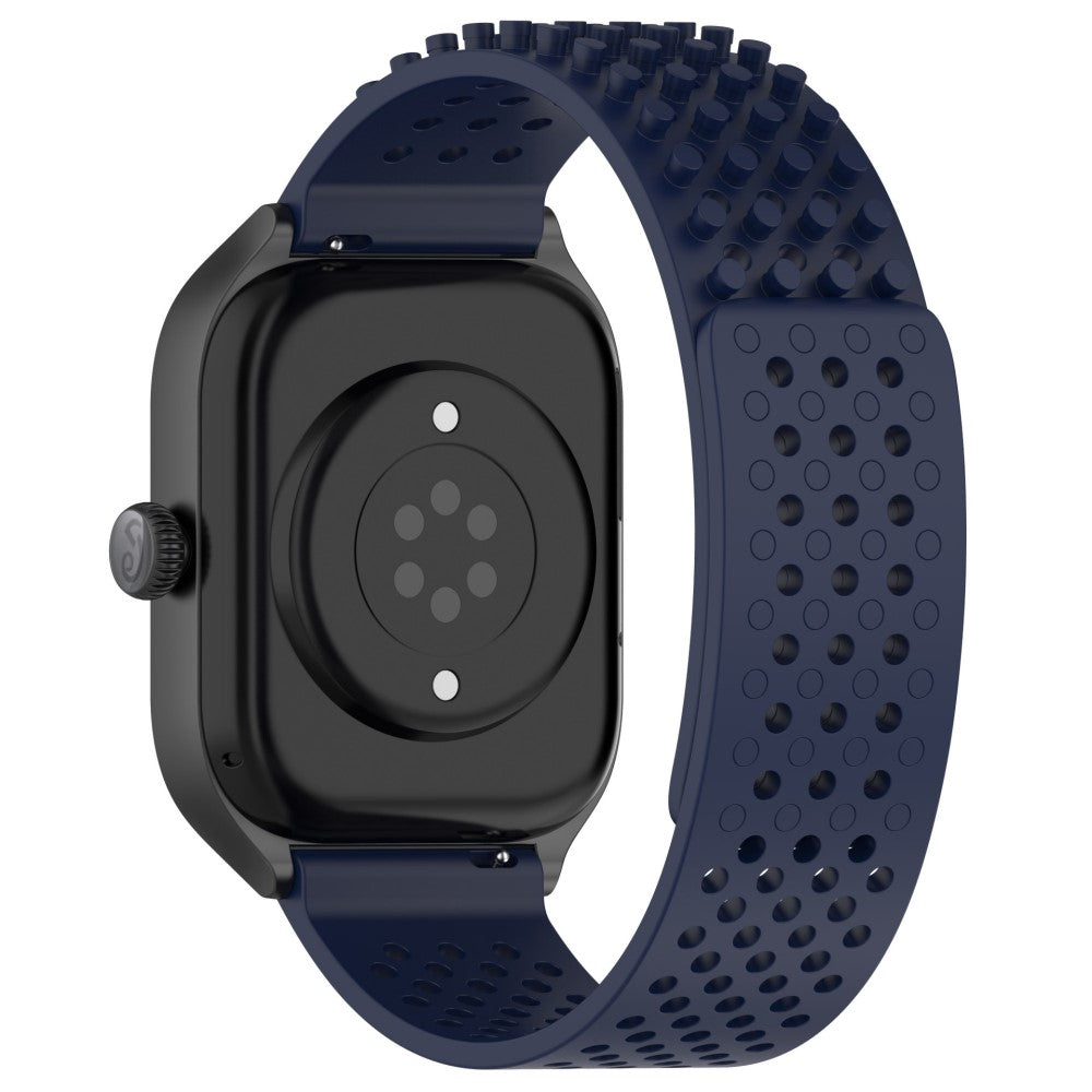 KALEBOL 20mm Silicone Strap Samsung Galaxy Watch6 Classic 47mm / 43mm / Huawei Watch GT 3 Pro 43mm Flat Push Type Watch Band - Midnight Blue#serie_4