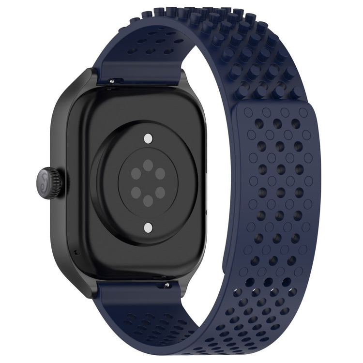KALEBOL 20mm Silicone Strap Samsung Galaxy Watch6 Classic 47mm / 43mm / Huawei Watch GT 3 Pro 43mm Flat Push Type Watch Band - Midnight Blue#serie_4