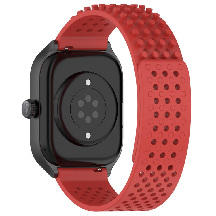 KALEBOL 20mm Silicone Strap Samsung Galaxy Watch6 Classic 47mm / 43mm / Huawei Watch GT 3 Pro 43mm Flat Push Type Watch Band - Red#serie_6