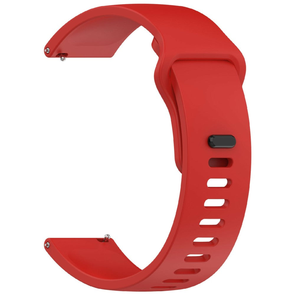 22mm Silicone Watch Band Samsung Huawei Garmin Xiaomi Universal Wrist Strap - Red#serie_1