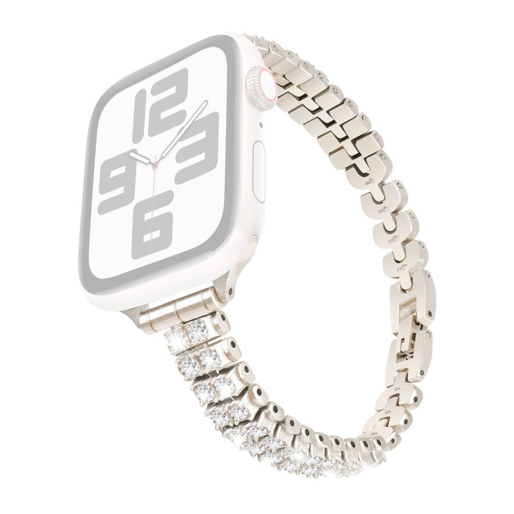 Watch Strap Apple Watch Series 49mm - 45mm - 44mm - 42mm Rhinestone Decor Alloy Bracelet Wrist Band - Starlight#serie_2