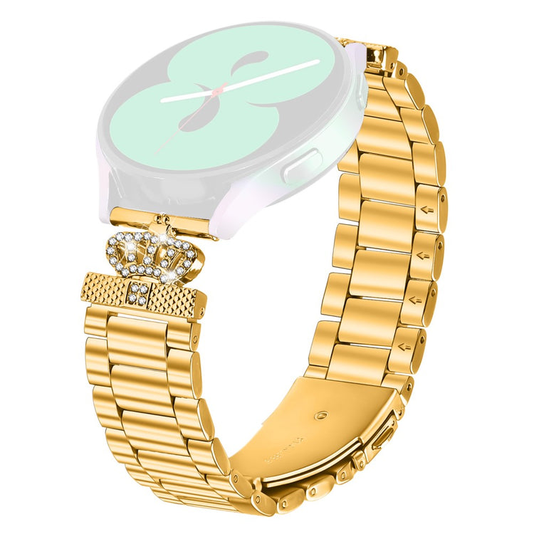 SyncUP Kids Watch Stainless Steel Strap Crown Shape Rhinestone Decor Watch Band - Gold#serie_2