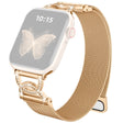 Assolutamente Bello Apple Smartwatch Metallo E Strass Universali Cinturino