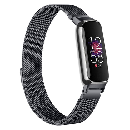 Vildt Flot Metal Rem passer til Fitbit Inspire 3 - Sort#serie_031