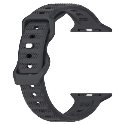 Mega Kønt Silikone Universal Rem passer til Apple Smartwatch - Sølv#serie_8