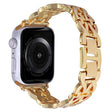 Super Piacevole Apple Smartwatch Metallo E Strass Universali Cinturino