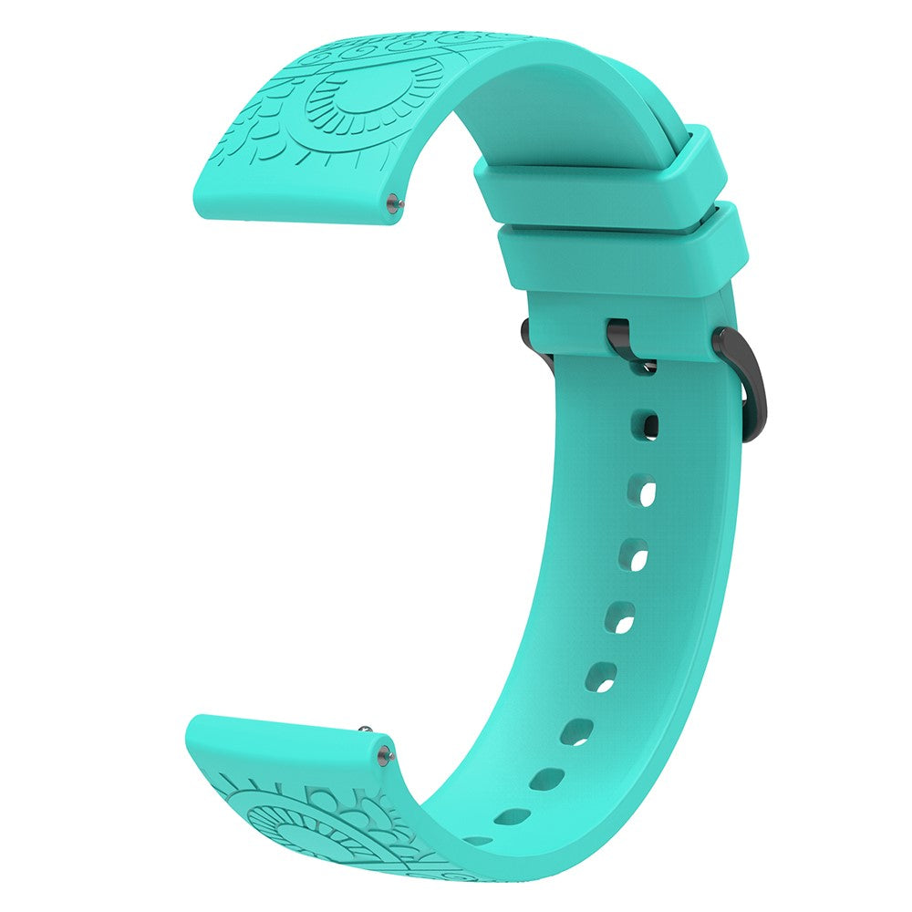 Super Slidstærk Silikone Universal Rem passer til Smartwatch - Grøn#serie_1