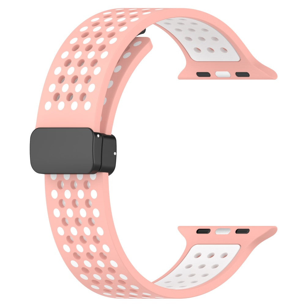 Sejt Silikone Universal Rem passer til Apple Smartwatch - Pink#serie_4