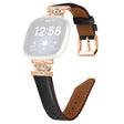 Squisito Fitbit Smartwatch Finta Pelle E Strass Universali Cinturino