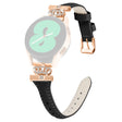 Super Pulito Amazfit Cheetah Pro / 20mm Finta Pelle E Strass Universali Cinturino
