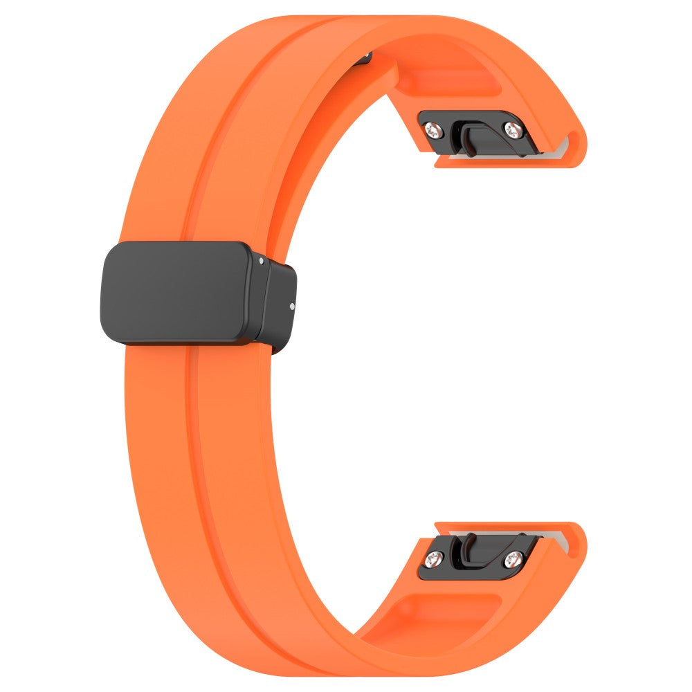 Holdbart Silikone Universal Rem passer til Smartwatch - Orange#serie_4