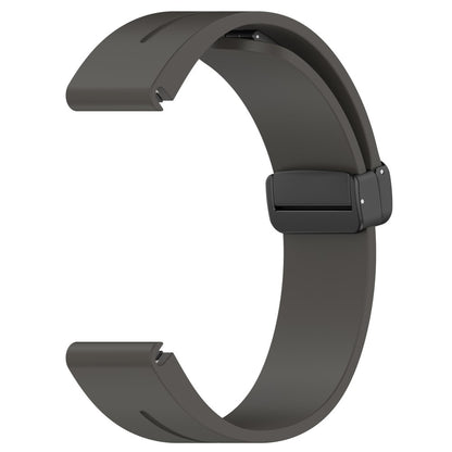 Mega Fed Silikone Universal Rem passer til Smartwatch - Sølv#serie_10