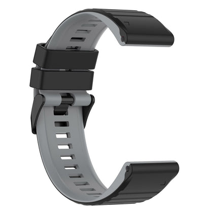 Solid Silikone Universal Rem passer til Garmin Smartwatch - Sølv#serie_5