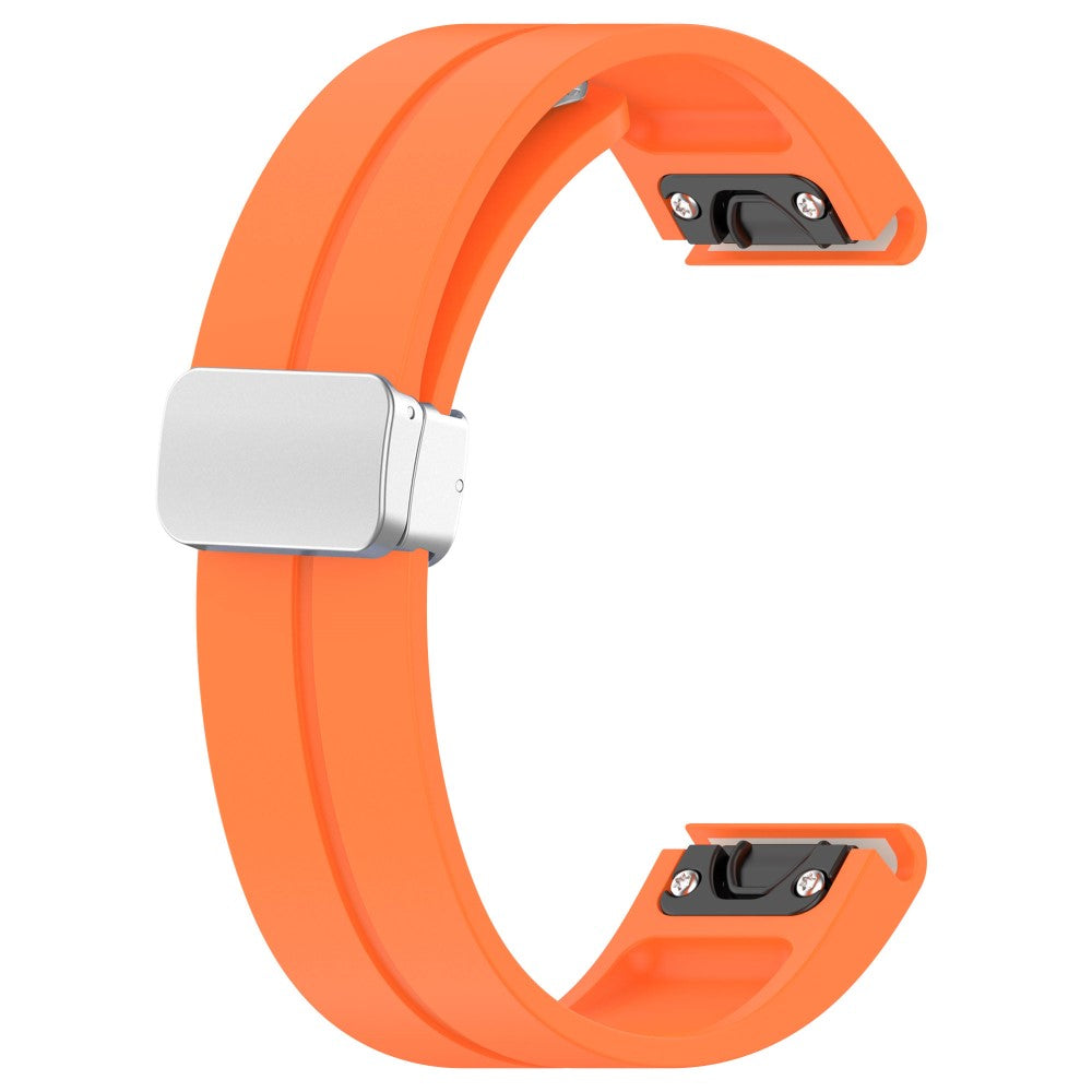 Rigtigt Kønt Silikone Universal Rem passer til Smartwatch - Orange#serie_4