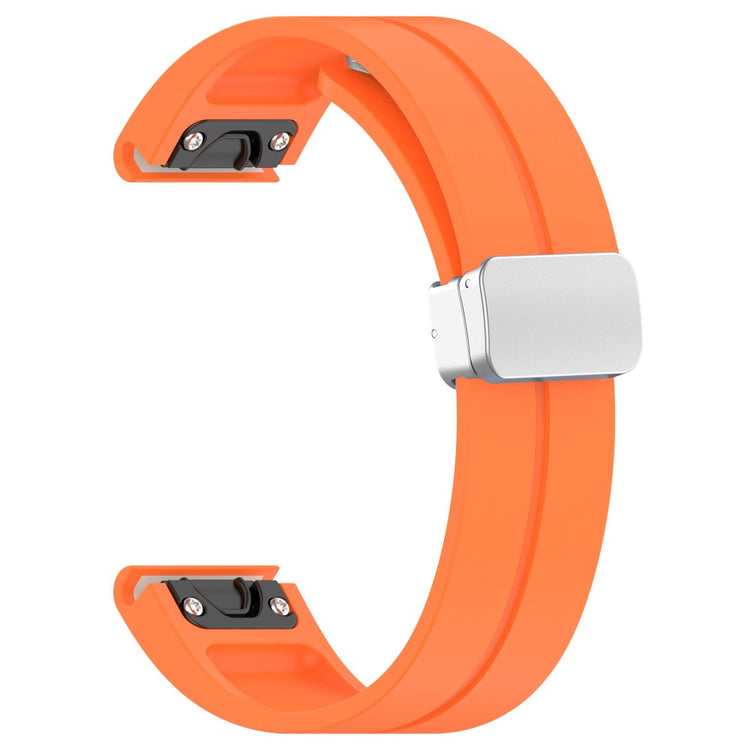 Rigtigt Kønt Silikone Universal Rem passer til Smartwatch - Orange#serie_4