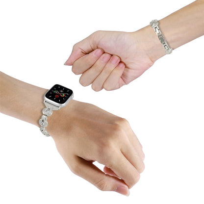 Apple Watch Series 41mm / 40mm / 38mm Bling Band Gourd Design Wriststrap - Starlight Color#serie_4