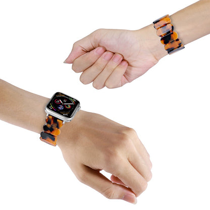 Watch Band Apple Watch Ultra 2 Ultra 49mm / 45mm / 44mm / 42mm Elastic Resin Strap - Yellow Hawksbill#serie_9