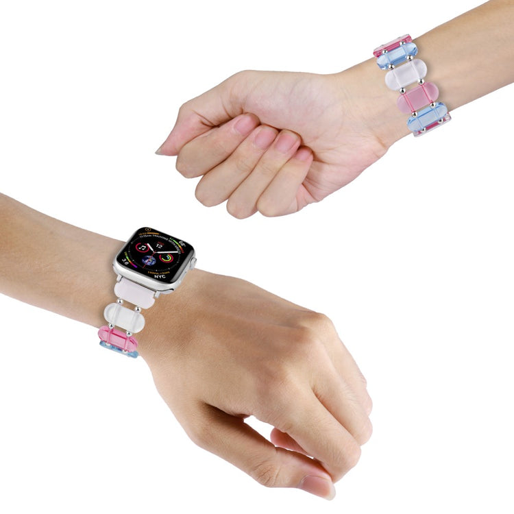 Cool Silikone Universal Rem passer til Apple Smartwatch - Flerfarvet#serie_4