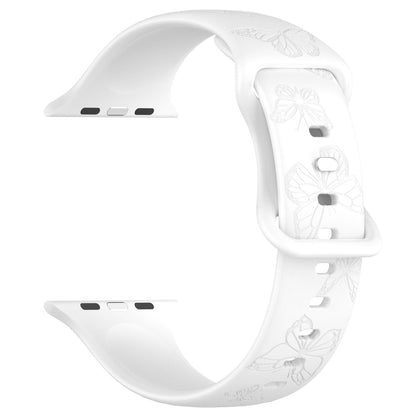 Vildt Godt Silikone Universal Rem passer til Apple Smartwatch - Hvid#serie_3