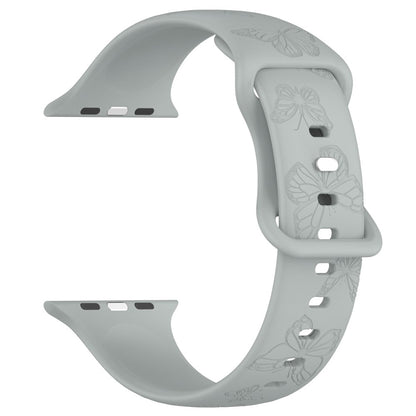 Vildt Godt Silikone Universal Rem passer til Apple Smartwatch - Sølv#serie_7