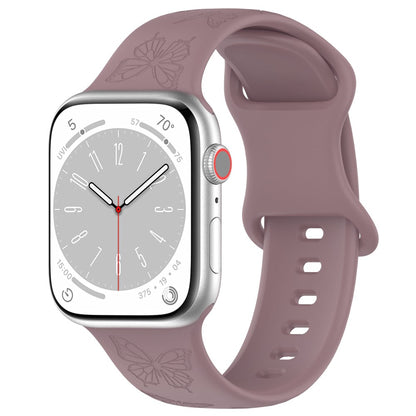 Vildt Godt Silikone Universal Rem passer til Apple Smartwatch - Lilla#serie_17