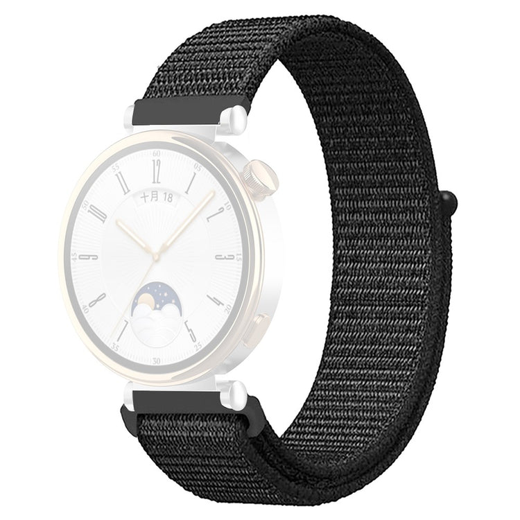 Vildt Elegant Nylon Universal Rem passer til Smartwatch - Sort#serie_1