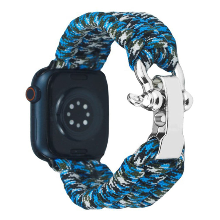 Helt Vildt Fint Nylon Universal Rem passer til Apple Smartwatch - Blå#serie_2