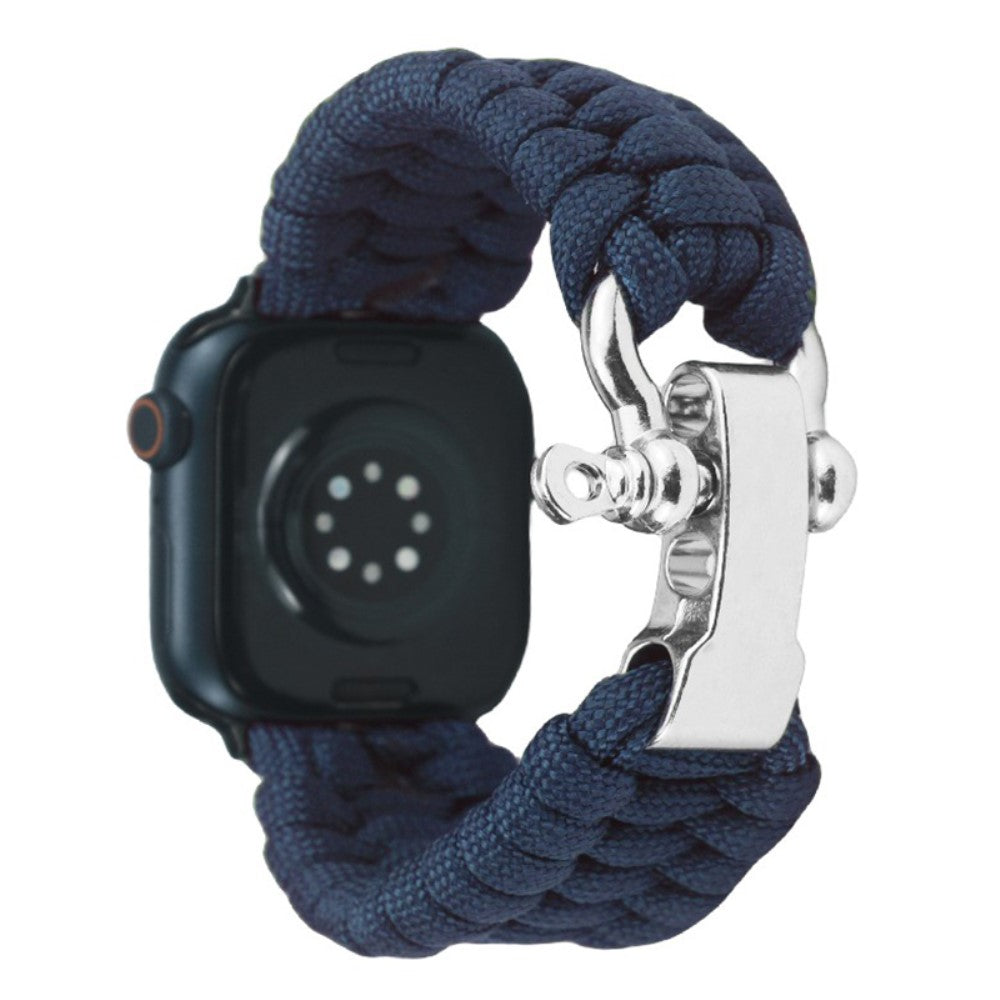 Helt Vildt Fint Nylon Universal Rem passer til Apple Smartwatch - Blå#serie_9