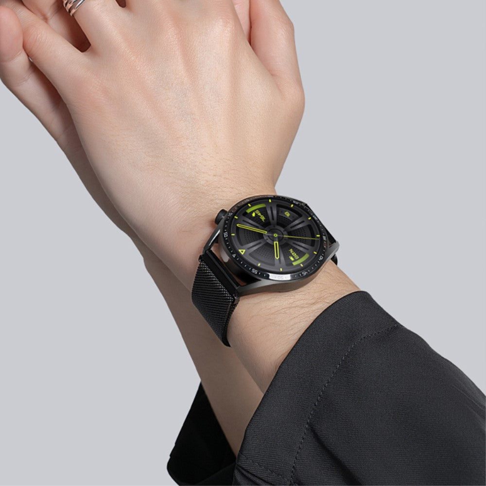 Meget Godt Metal Universal Rem passer til Smartwatch - Sort#serie_3
