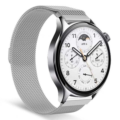 Meget Godt Metal Universal Rem passer til Smartwatch - Sølv#serie_7