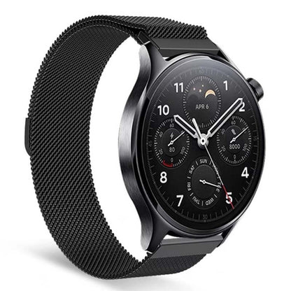 Meget Pænt Metal Universal Rem passer til Smartwatch - Sort#serie_5