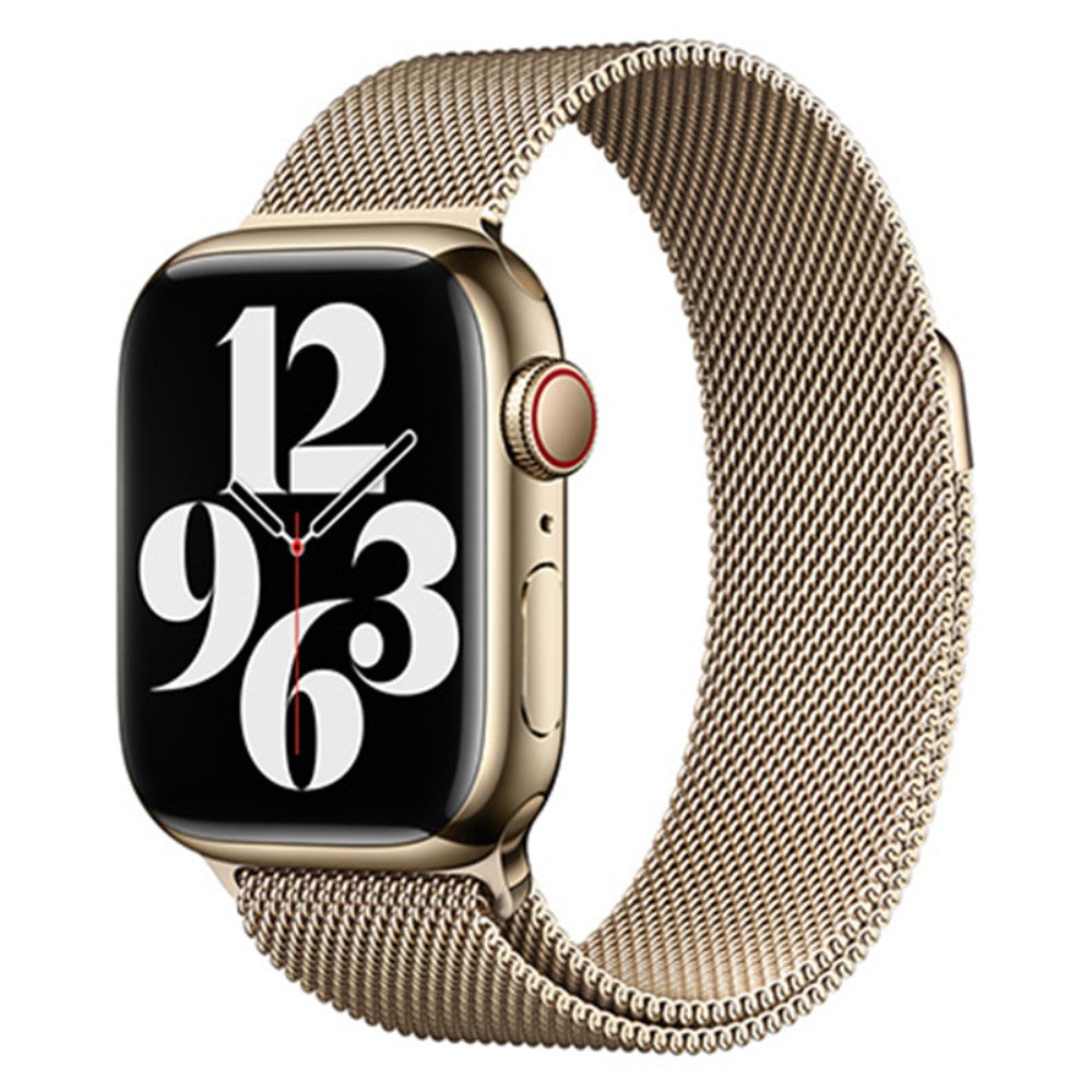 Vildt Rart Metal Universal Rem passer til Apple Smartwatch - Guld#serie_1