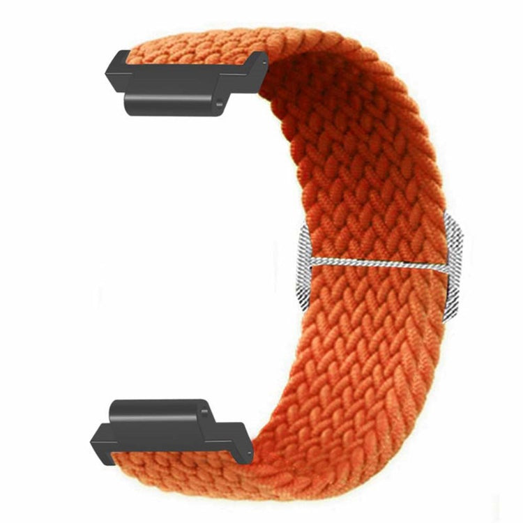 Fed Nylon Universal Rem passer til Garmin Smartwatch - Orange#serie_1