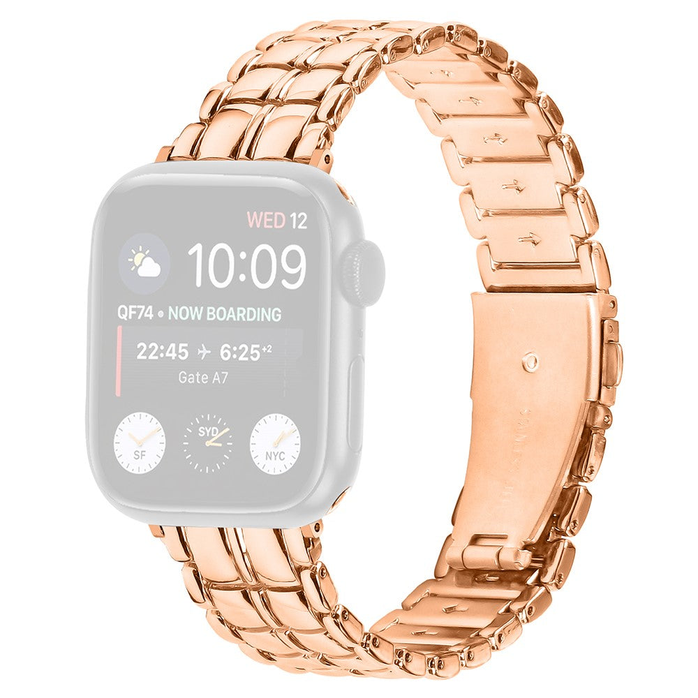 Vildt Hårdfør Metal Universal Rem passer til Apple Smartwatch - Pink#serie_3