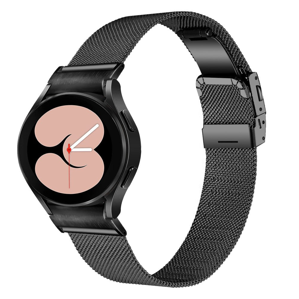 Meget Slidstærk Metal Universal Rem passer til Samsung Smartwatch - Sort#serie_096