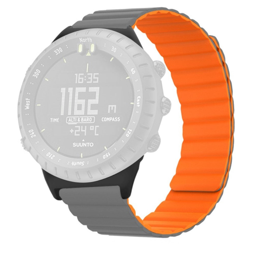 Glimrende Silikone Rem passer til Suunto Core - Orange#serie_5