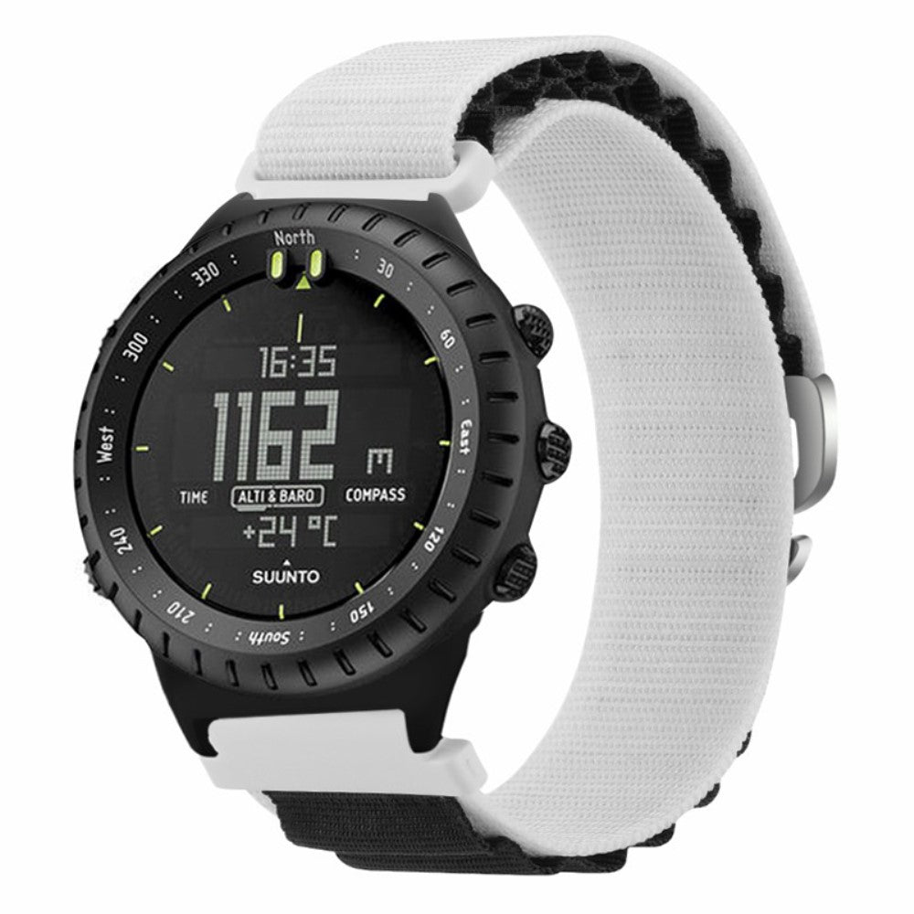 Vildt Fantastisk Nylon Rem passer til Suunto Core - Hvid#serie_3