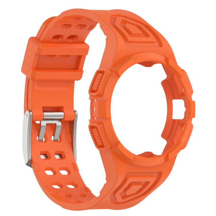 Meget Godt Silikone Rem passer til Samsung Galaxy Watch 4 (44mm) - Orange#serie_2