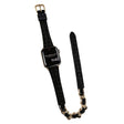 Alla Moda Apple Smartwatch Metallo E Finta Pelle Universali Cinturino