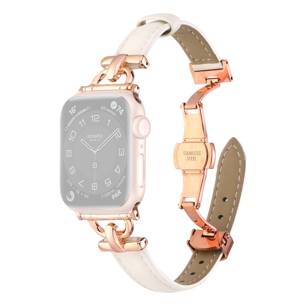 Vildt Elegant Kunstlæder Universal Rem passer til Apple Smartwatch - Pink#serie_3